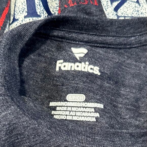 Fanatics Kansas City Scouts T Shirt Adult S Navy Retro NHL Hockey Tee NJ Devils - Picture 6 of 6